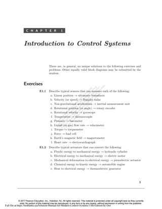 modern control systems 13th edition solution manual pdf